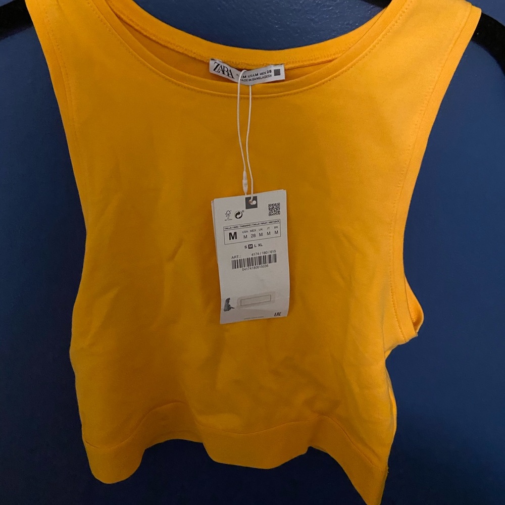 Orange Zara Tank Top